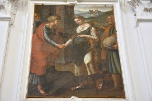 Visitazione, autore ignoto, chiesa di San Francesco, Città Sant'Angelo, gennaio 2016